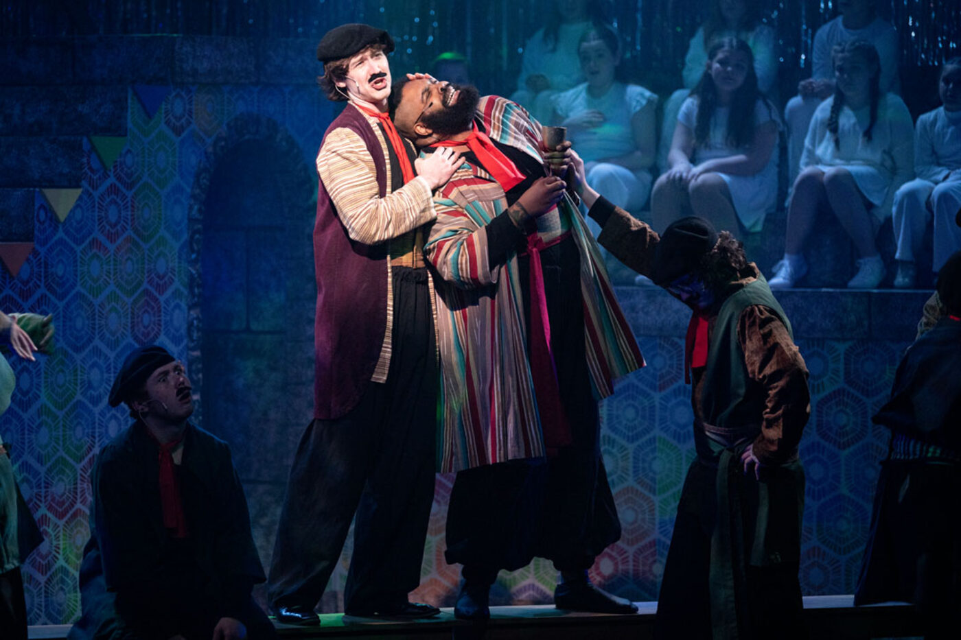 Joseph: brothers' embrace, technicolor coat