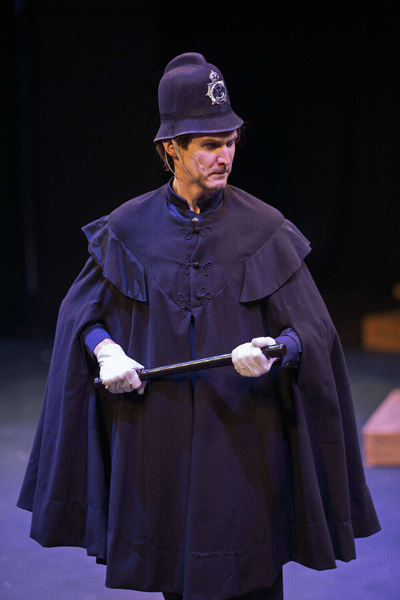 Sergeant portrait, cape and baton
